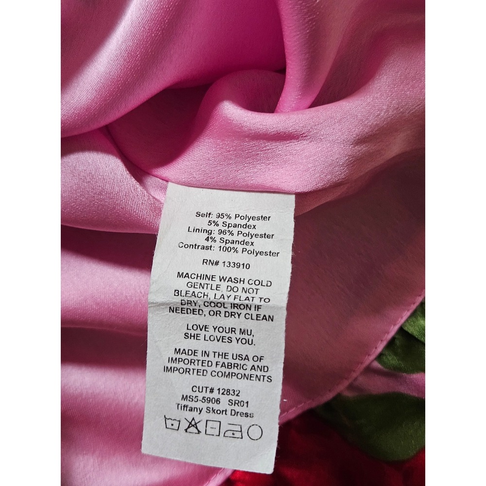 Show Me Your Mumu Tiffany Skort Dress Pink Rose Floral Mini Dress Small - Picture 5 of 10
